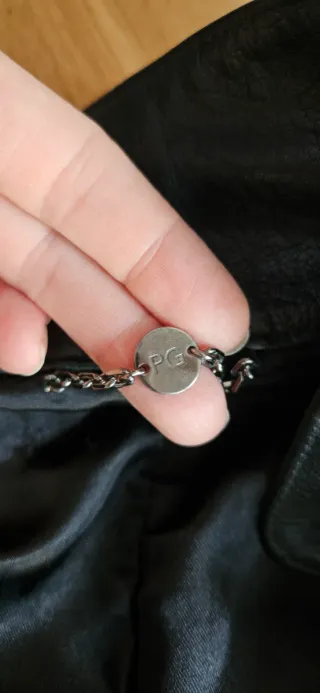 Chaqueta Piel Mujer Purificación García Negra