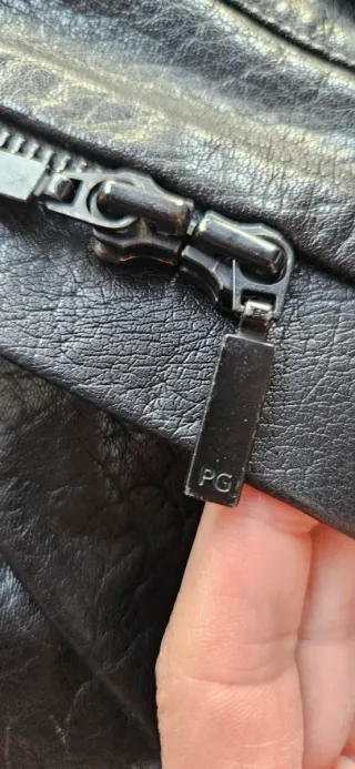 Chaqueta Piel Mujer Purificación García Negra