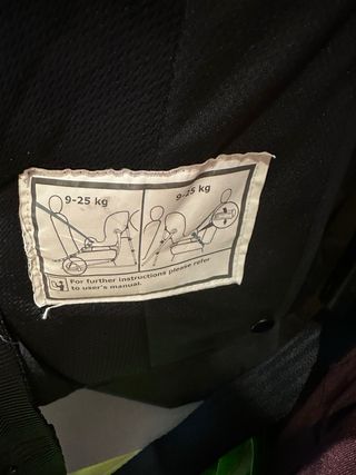 Silla/s coche Axkid negra (1 o 2)