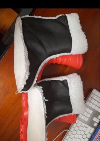 Botas de agua rojas con forro T34 Perfectas 12€