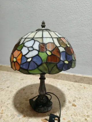 Lámparas Tiffany Cristal y Metal