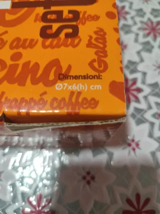 Set 4 Tazzine Caffè Porcellana Gomma