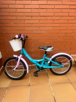 Bicicleta Infantil B-Pro 16 Azul y Rosa