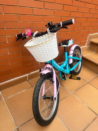 Bicicleta Infantil B-Pro 16 Azul y Rosa