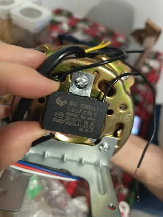 Motor ventilador ajustable silencioso