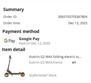 Patinete Eléctrico Kukirin G2 Max