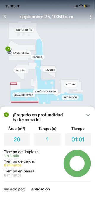Robot friegasuelos y robot aspirador