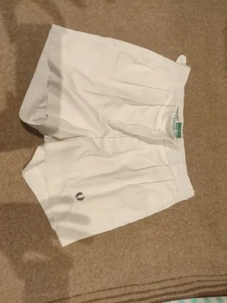Pantalón Tenis Fred Perry Blanco T40