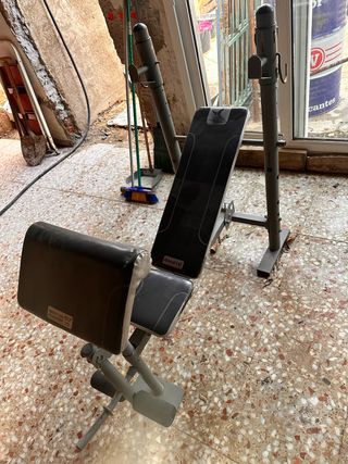 Banco de pesas press banca