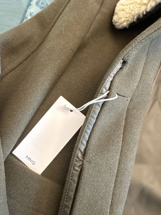 Abrigo Mango verde oliva Talla M sin estrenar