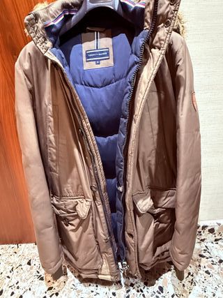Abrigo Parka Tommy Hilfiger Marrón