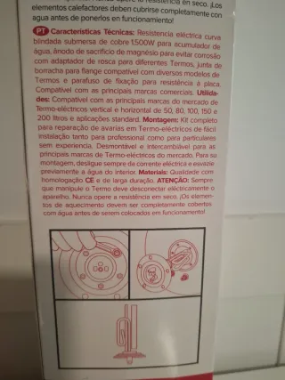 Kit Reparación Termo Eléctrico 1500W