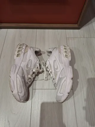 Zapatillas Nike grises y blancas