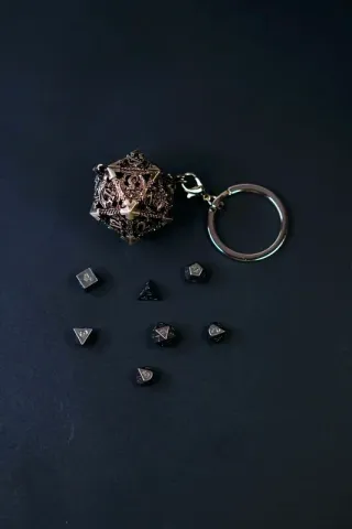 Portachiavi D20 Porta Dadi D&D Dungeon dnd