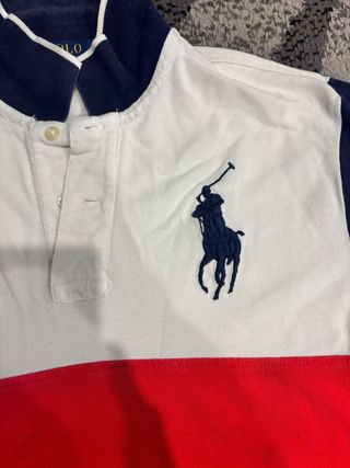 Polo Ralph Lauren Maglia Rossa Blu Bianca