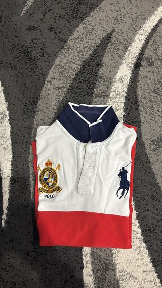 Polo Ralph Lauren Maglia Rossa Blu Bianca