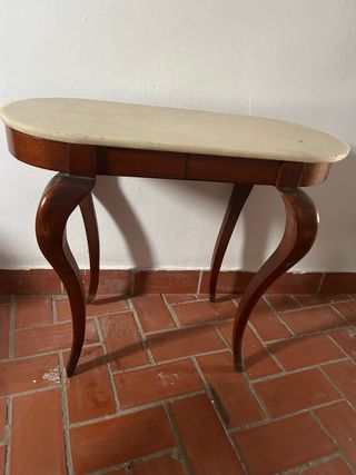 Mesa Isabelina Madera y Mármol