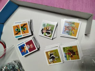 Juego educativo de La Granja de Zenón con puzzles