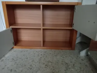 Estantería de pared con 2 puertas