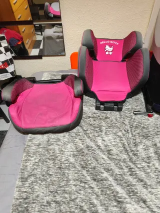 Silla coche niño Hello Kitty y Cybex( Isofix),