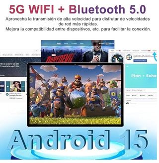 Tablet 11 Android 15 24GB+256GB Argento