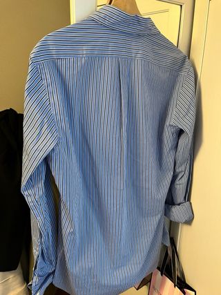 Camisa Ralph Lauren Rayas Azul Talla M-L