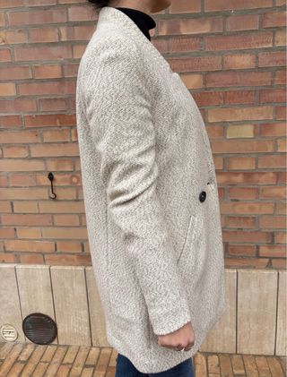 Caban donna Stradivarius Beige