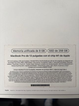 MacBook Pro 13" M1 (2021) - 8GB RAM - Impecable