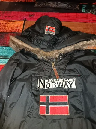 Parka Norway Geographical Negro Hombre