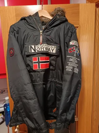 Parka Norway Geographical Negro Hombre