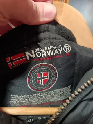 Parka Norway Geographical Negro Hombre