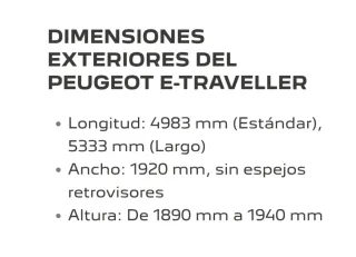 Peugeot e-Traveller 2023