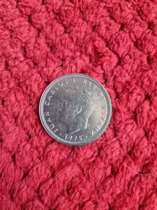 Moneda Plata Rey Juan Carlos I 1975