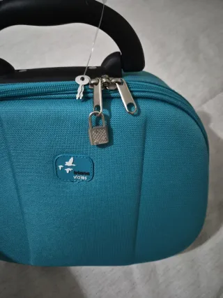Neceser de viaje azul