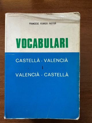 Diccionarios de valenciano