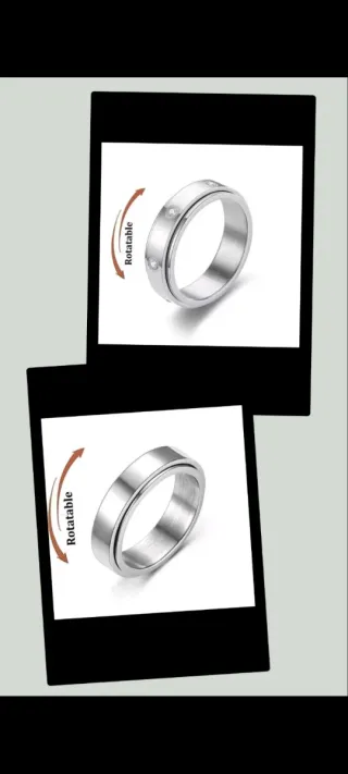 Anillos Antiestrés Plata