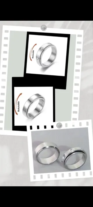 Anillos Antiestrés Plata