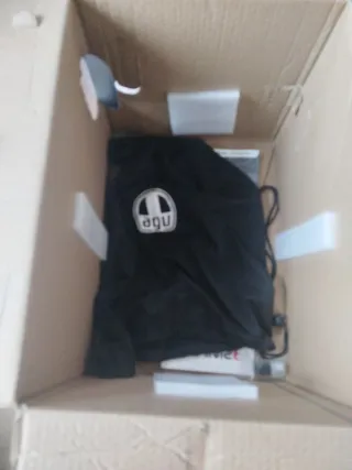 Casco AGV K6 Rush Negro/Rojo Talla L