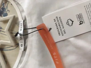 Top blanco Easy Wear
