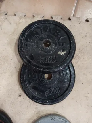 Discos de Pesas 5 kg (2 unidades)
