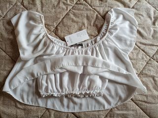 Top Terranova bianco taglia unica