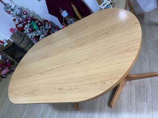 Mesa comedor extensible madera