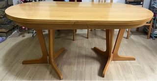 Mesa comedor extensible madera