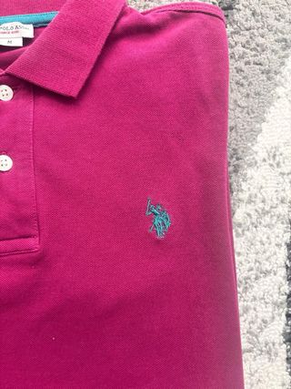 Polo Uomo U.S. Polo Assn. Classic Fit Rossa L