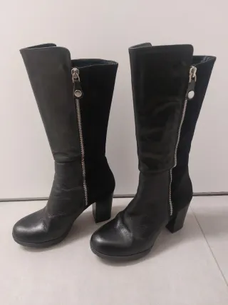 Stivali invernali con tacco