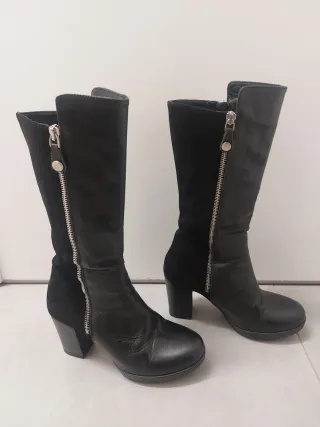 Stivali invernali con tacco