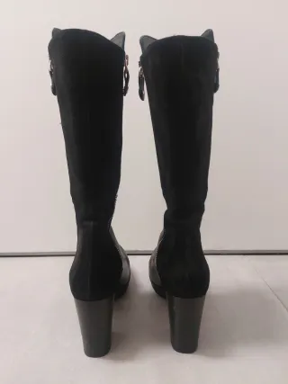 Stivali invernali con tacco