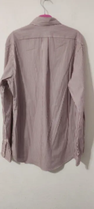 Camisa Polo Ralph Lauren Rayas Roja y Blanca