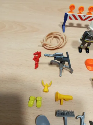 Estuche Bomberos Playmobil