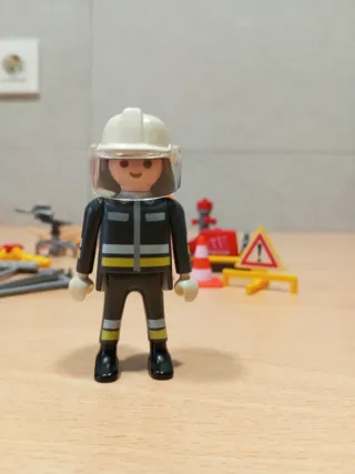 Estuche Bomberos Playmobil